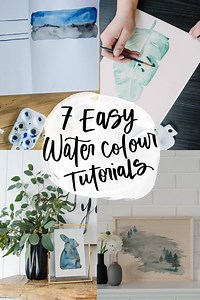 7 EASY WATERCOLOR PROJECTS