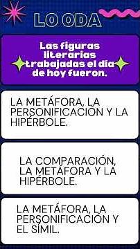 Educational Trivia: Odes and Literary Devices | Metaphor, Personification, and Hyperbole