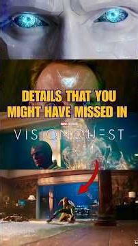 Every Detail that YOU have Missed in The VisionQuest Trailer #marvel #vision