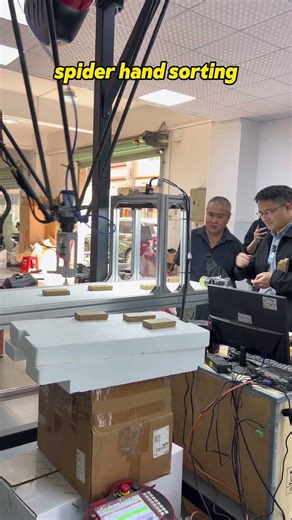 Spider hand sorting # industrial robot # four-axis robot # handling robot