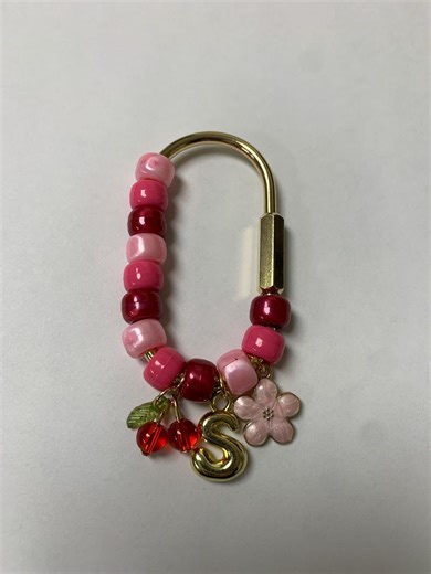 Purse Bag Charm, Initial,cherries, Flower - Etsy