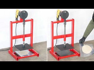 How To Make A Simple Roti Maker Using Drill Machine | DIY