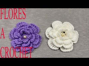 PASO A PASO PARA TEJER FLORES A CROCHET