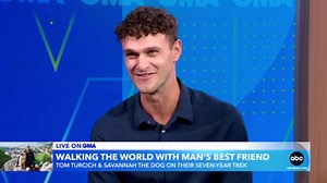 Man and dog who walked around the world join ‘GMA’