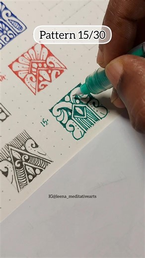 Easy mandala pattern for beginners #shortsfeed #patternart #tutorial #art #trending