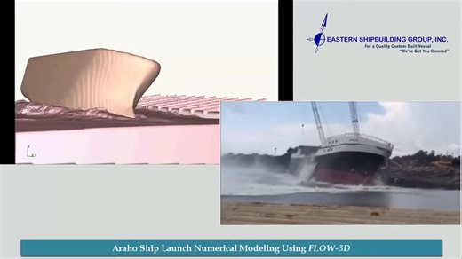船舶下水建模 | FLOW-3D HYDRO