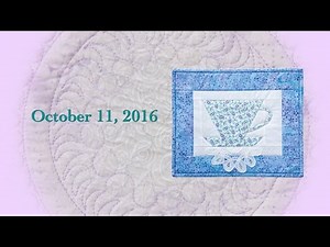 Block Party October 2016 Tea Party & Basket Weave
