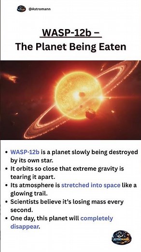 This planet is being eaten alive 😳 #space #cosmicexploration