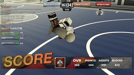Highest score Ive seen in this bbz bug. Roblox (Basketball Zero) Enjoy the music #basketballzero #tech #vocaloid #robloxtiktok #teto