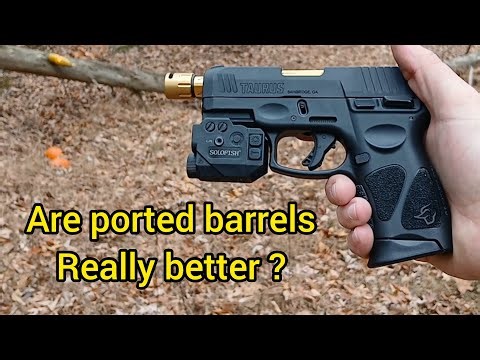 Ported vs non ported Taurus g3c #Taurus #Lakeline 