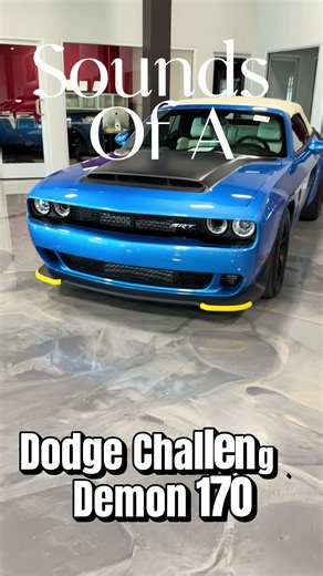 Dodge Challenger Demon 170 Sound Experience