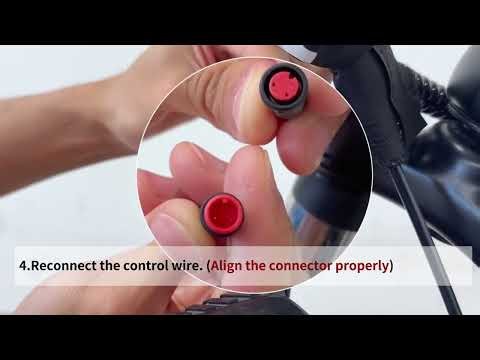 How to replace a headlight - Qlife ebike