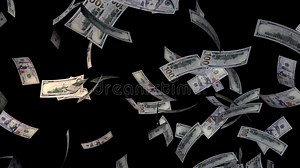 Money Rain Falling Dollar Bills Falling Animated Background Stock Video - Video of stack, presentations: 344128003