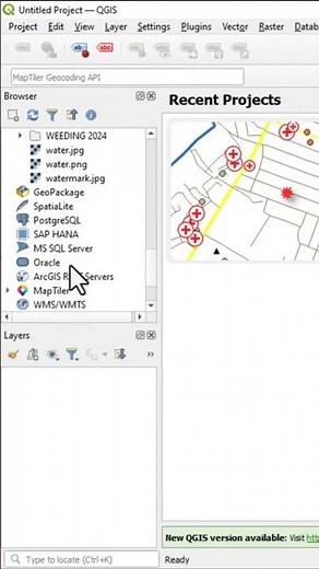 Create shortcuts by adding folder to favorite on QGIS #tutorial #education #qgis #openlayers #webgis