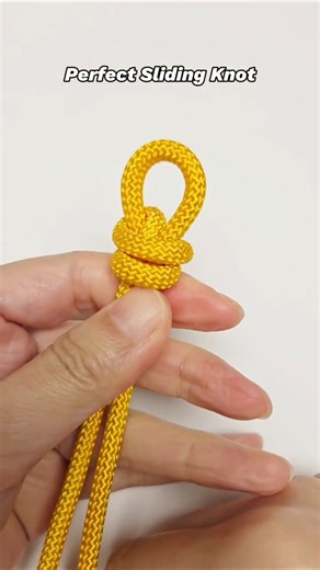 How to Make a Perfect Double Loop Sliding Knot 2601071 Quick Macrame Tutorial #shortstutorial #knot