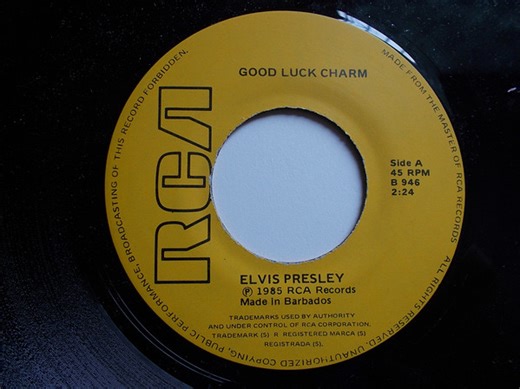 Elvis Presley - Blue Moon / Good Luck Charm