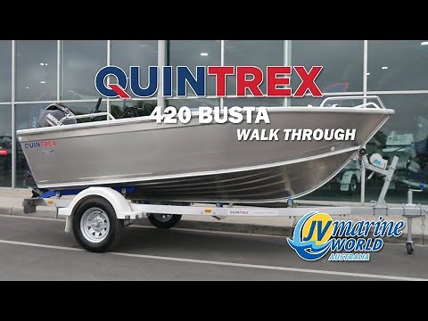 Quintrex 420 Busta - Open Tinnie - Walk Through Video