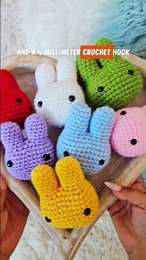 Your Next Quick-Win Project: The No-Sew Amigurumi Bunny Head! 🏆 #fastcrochet #craftinghappiness