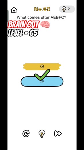 Must play mobile game & Puzzle - Brain Out Level 65 Walkthrough 🧠🔥 #shorts #gamereviews #gaming