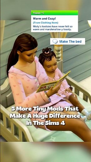 5 More Tiny Mods That Make a Huge Difference in The Sims 4! (Part 2) #thesims4 #sims4mods #sims4