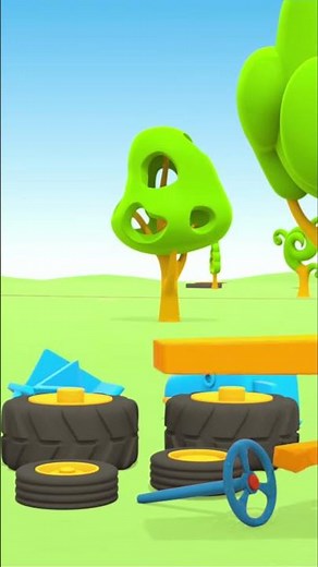 Leo the Truck Brings Parts for a New Tractor | Car Cartoons for Kids