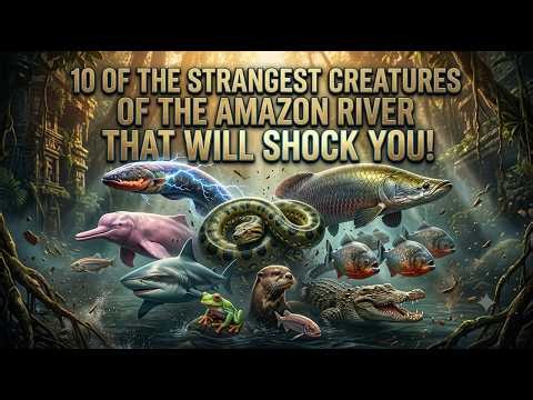 10 of the Strangest Creatures of the Amazon River That Will Shock You!