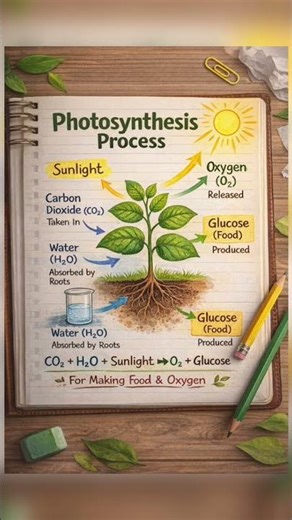 photosynthesis process ☘️| simple science