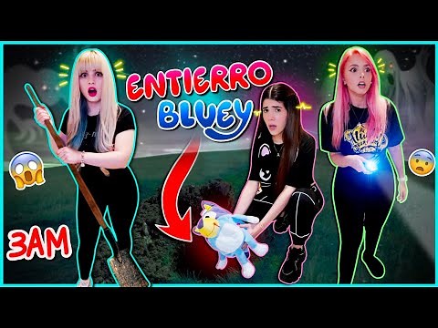 😱 ENTERRAMOS a BLUEY el MUÑECO ATERRADOR a las 3:00 A.M!! 😭😈 ft. ‪@JennyDevil‬ ‪@AniCat‬