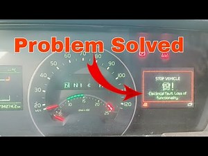 Electrical Fault Lost of Functionality Solving Problem | Control Unit (FCIOM) Enternal Fault