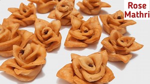 9K views · 140 reactions | Easy Rose Flowers Mathri Recipe | जबरदस्त...
