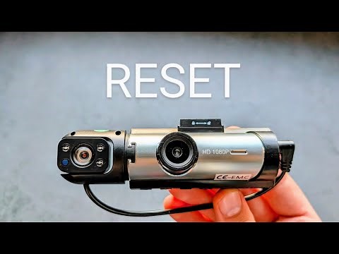 How to Factory HARD Reset Dash Cam - Restore Default Settings on Car DashCam