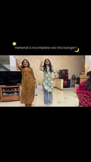 Komal Gujrani🤍 on Instagram: "Mehendi core🌻 . . { mehendi performance, dance ideas, choreographies, wedding, salaam E Ishq, sister } #salaameishq #mehendichoreography #sister #dance #reelitfeelit #wedding #sangeetsongs #duetperformance #trending #instagram #reelkarofeelkaro #bollywood #dancechoreography #dancereels #fyp"