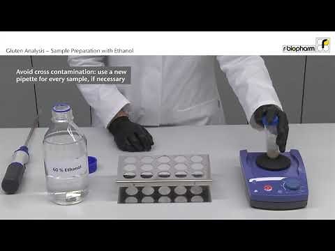 Gluten Analysis Sample Preparation with Ethanol - Video 2