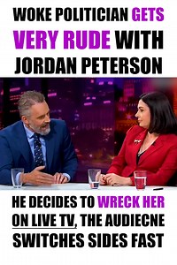 1.1M views · 9.9K reactions | Jordan Peterson WRECKS woke politician during live interview, the crowd loves it | Kimberly Klacik | Facebook