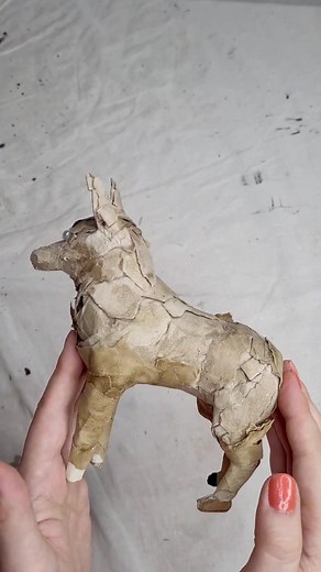 Paper Fox Crafts: Handmade Paper Mache Fox Tutorial