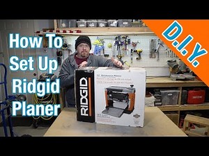Ridgid Planer Model R4331 - Set Up And Review