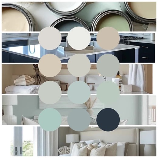 Sherwin Williams Coastal Beach Home Paint Scheme, Whole House Color Palette, Home Renovation Paint Color Palette, Beach House Colors - Etsy