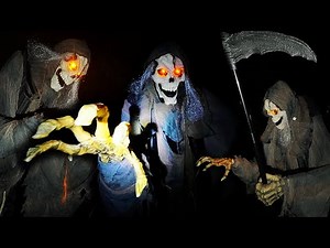 Lunging REAPER Halloween Animatronic Unboxing, Setup and Review