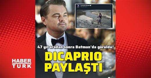 Leonardo DiCaprio'dan Batman'da görülen balık paylaşımı - Güncel Haberler