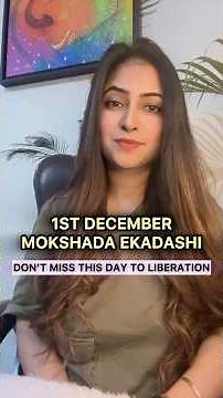 Mokshada Ekadashi | 1st Dec | Road to Libration | It gives Moksha | Heals Lineage