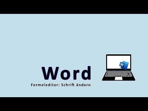 Word Formeleditor Schrift ändern