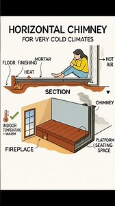 Horizontal Chimney in Room | Basic Knowledge for Civil Engineering | #Shorts #Building
