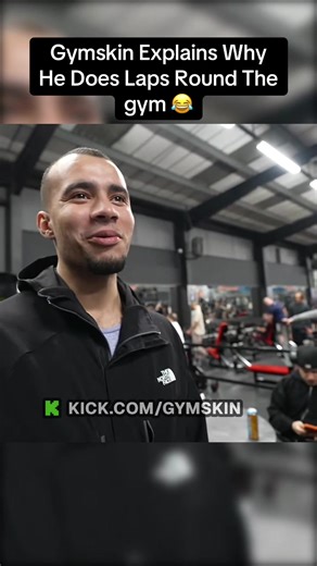 Gymskin Explains Why He Does Laps Round The gym 😳 #essex #gymskin #aura #hstikkytokky #fyp