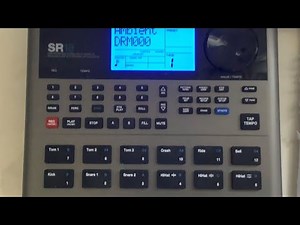 ALESIS SR-18 drum machine mini tutorial for creatives