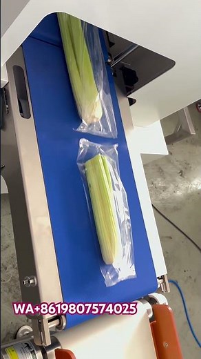 Celery packaging in flow pack wrapper (HFFS),vegetable packaging in flow pack with shrink film