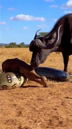 Giant Python Attacks in Buffalo #wild #wildlife #animals #python