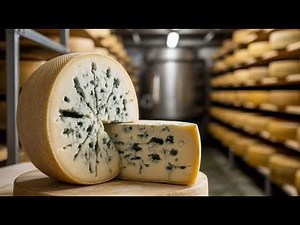 AMAZING Blue Cheese Production Process Explained in 17 minutes