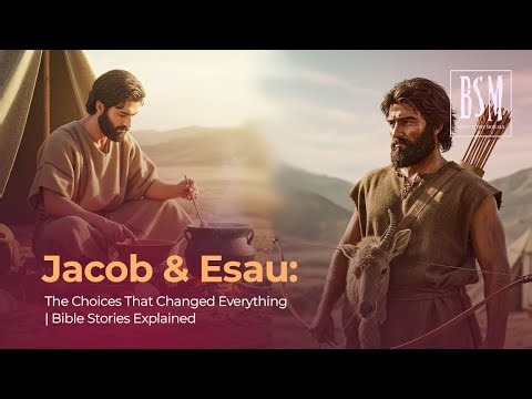 Choices have consequences. Jacob and Esau bible story explain Genesis 25–27 –