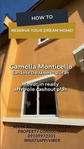 How to reserve your dream home in Camella?
