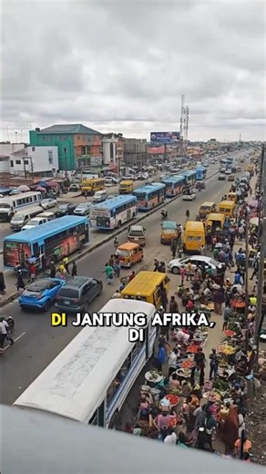 Kehidupan orang afrika tanpa gedung tinggi tanpa sinyal